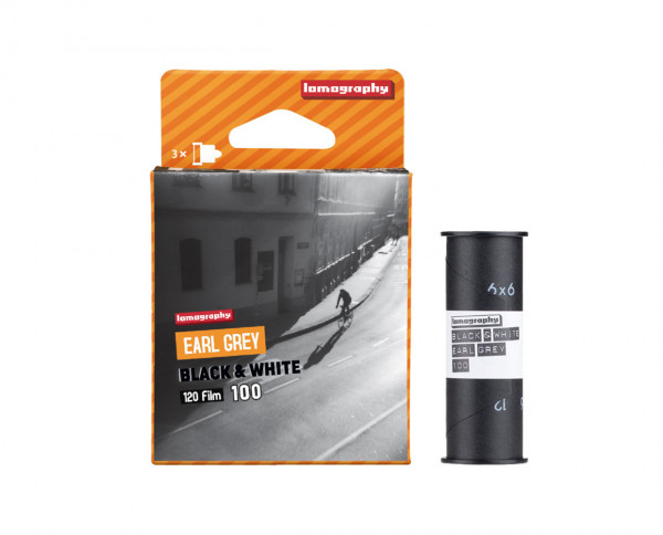 Lomography Earl Grey B&W 100 roll film 120 pack of three