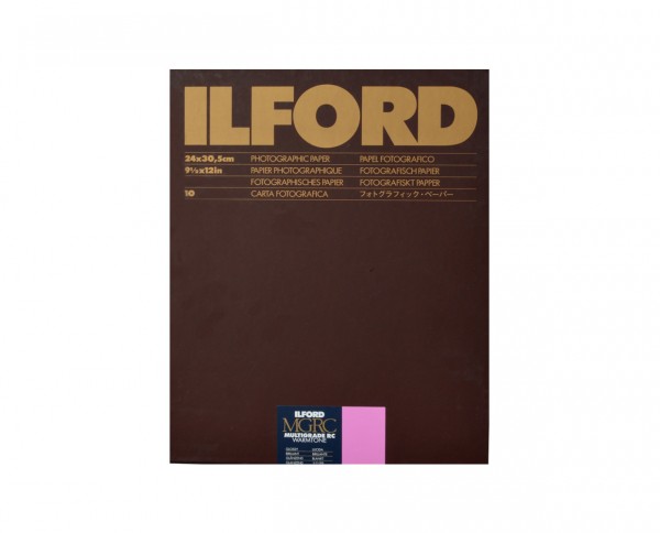 Ilford Multigrade RC warmtone glossy 9.5x12" (24x30.5cm) 10 sheets