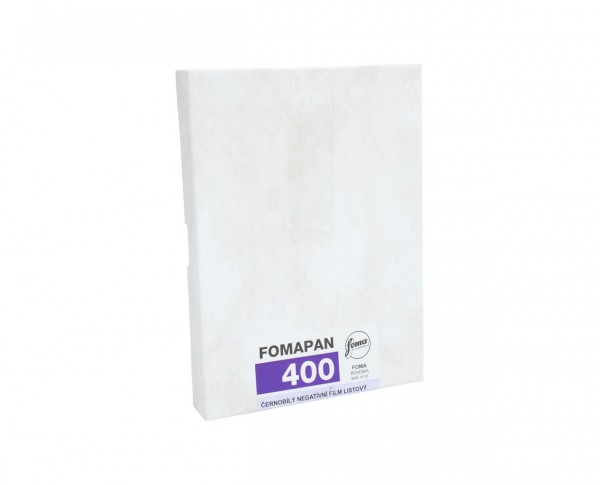 Fomapan 400 sheet film 5x7" (12.7x17.8cm) 50 sheets