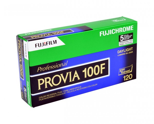 Fuji Provia 100 F Rollfilm 120 5er Pack