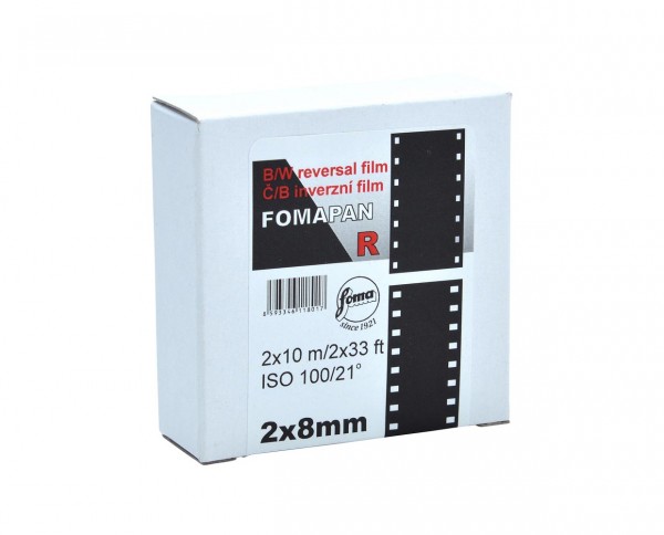 Fomapan R 100 double 8mm on 10m spool