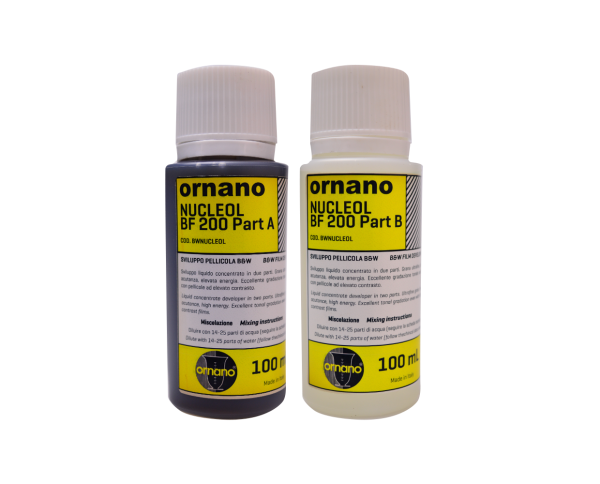 Bellini Ornano NUCLEOL BF200 film developer | 100ml Part A + 100ml Part B