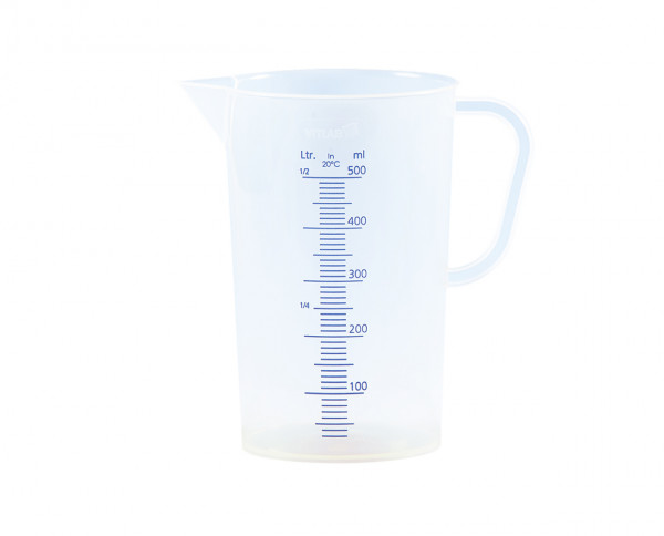 Vitlab Graduated beaker with handle 500ml