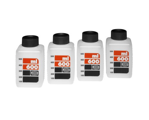 JOBO 3310 | SKALED BOTTLES 600ml (4x white)