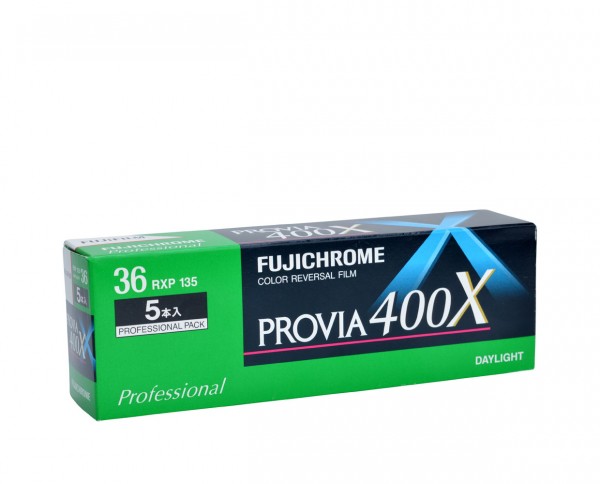 Fuji Provia 400X 35mm 36 exposures pack of five