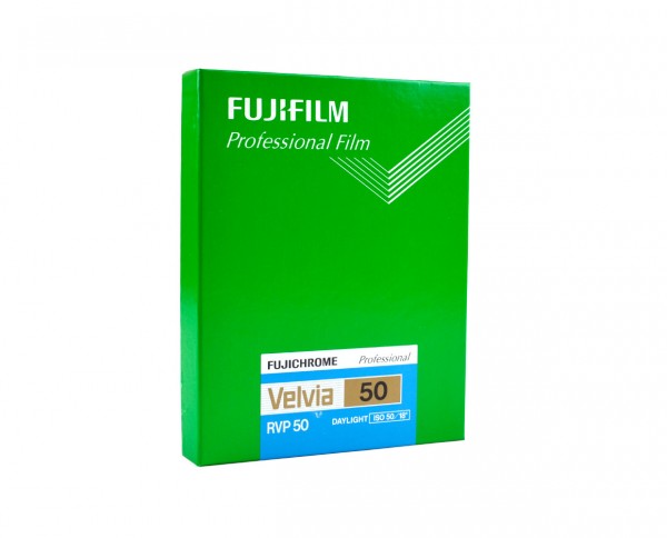 Fuji Velvia 50 sheet film 4x5" (10.2 x 12.7cm) 20 sheets