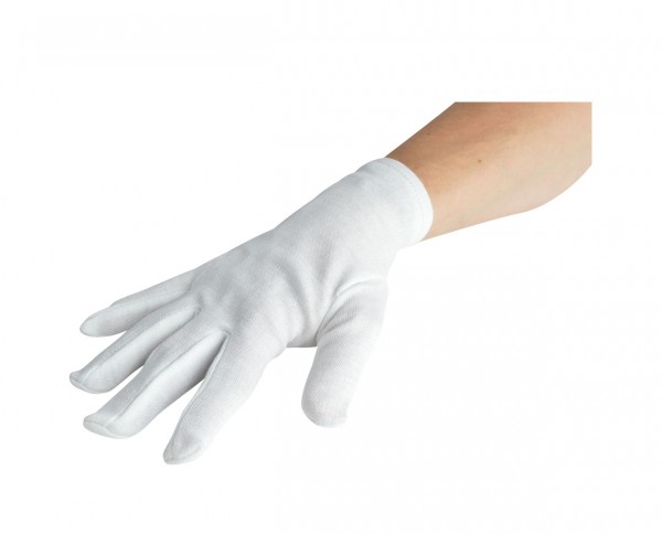 Baumwoll-Handschuhe weiss