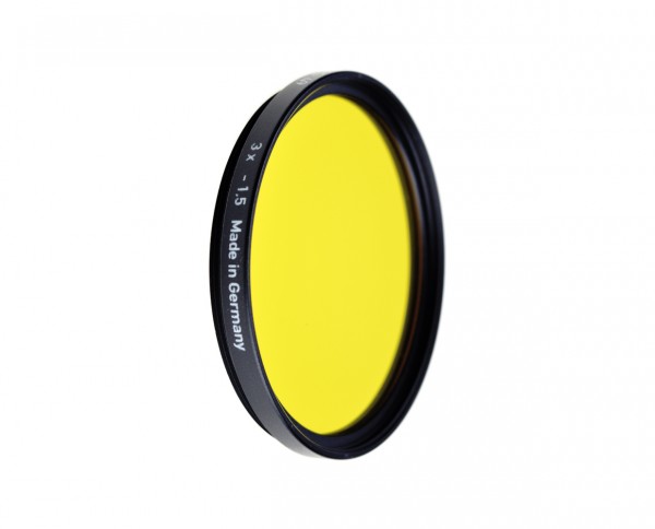 Heliopan black and white filter medium yellow 8 diameter: series VII