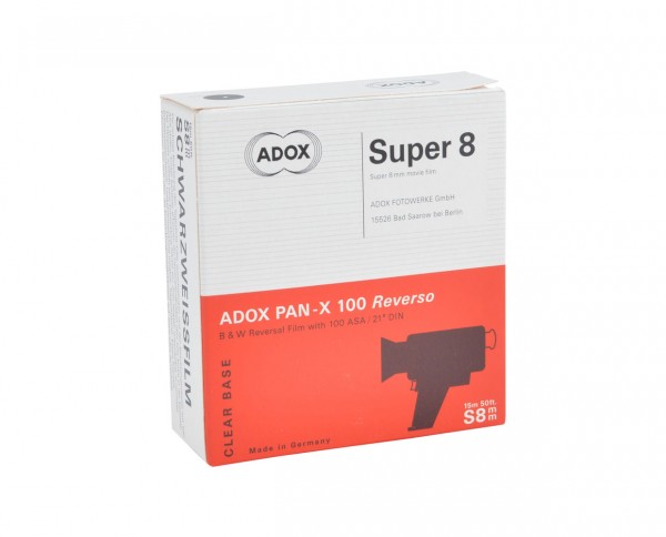 Adox PAN-X Reverso Super 8 film 15m