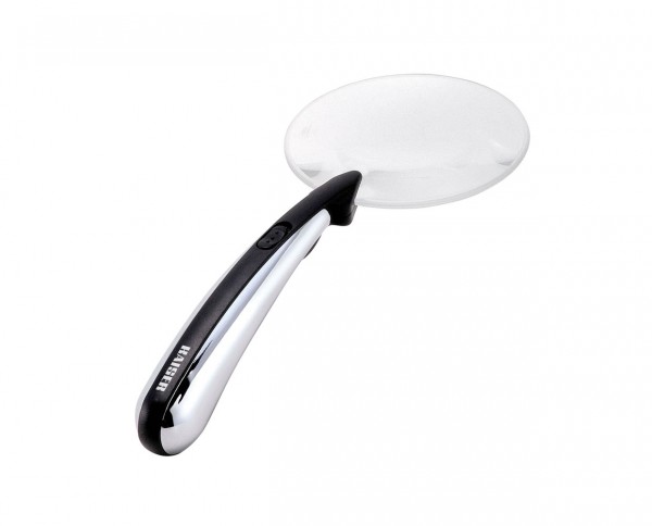 Kaiser Hand-held Magnifier with led light Ø 80mm magnification 2,2x