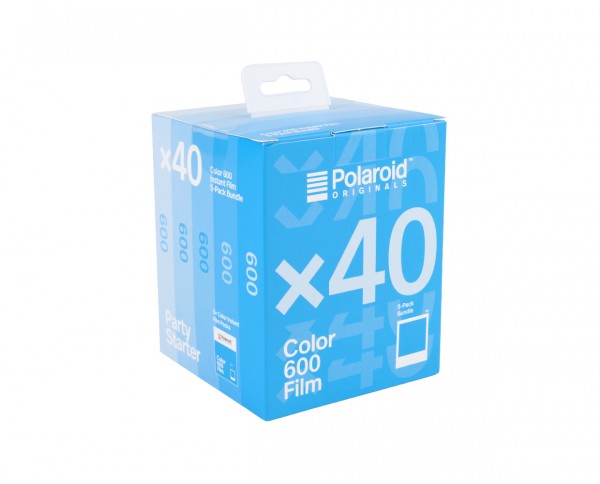 Polaroid Color 600 Film | Color instant film with 8 exposures | pack of five