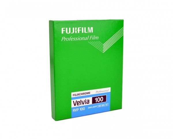 Fuji Velvia 100 sheet film 4x5" (10.2 x 12.7cm) 20 sheets