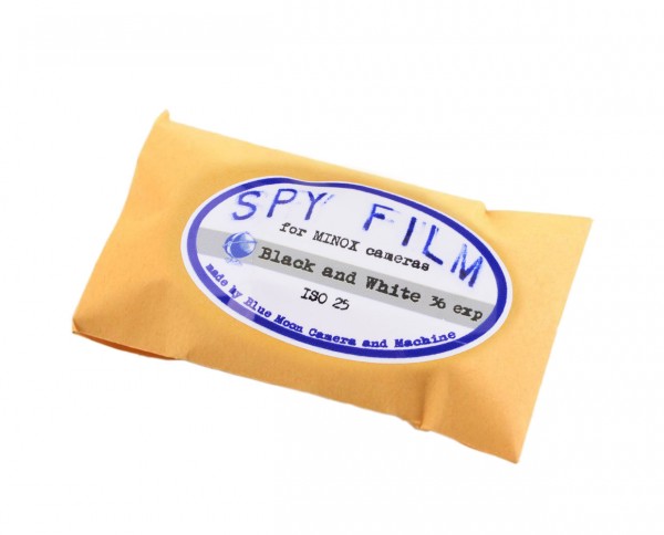 Minox 8x11mm Spy Film | 25 ISO b&w film (Ortho) 36 exposures