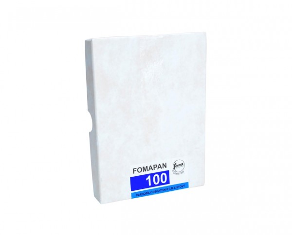 SALE | Fomapan 100 sheet film 10x15cm 50 sheets EXP 09.2021