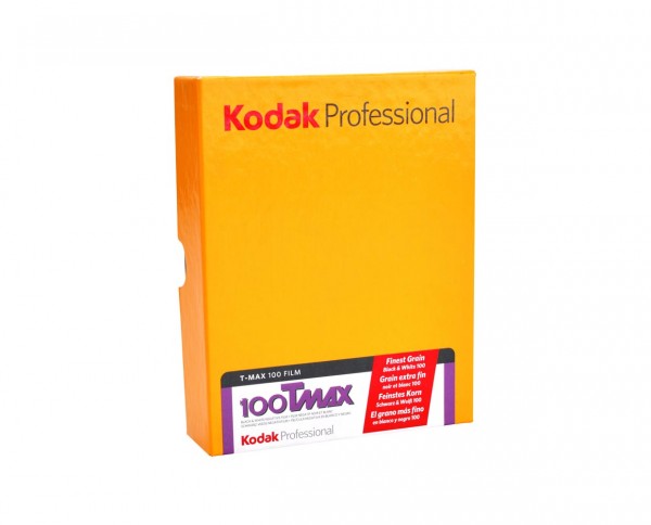 Kodak T-MAX 100 sheet film 8x10" (20,3x25,4cm) 10 sheets