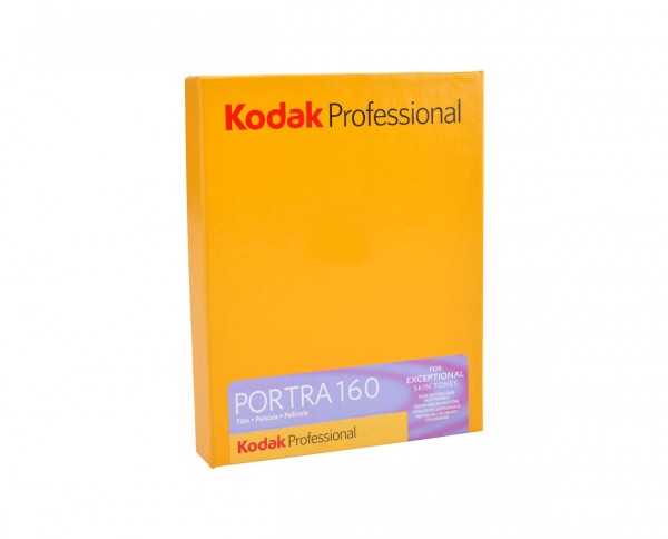Kodak Portra 160 sheet film 4x5" (10.2x12.7cm) 10 sheets