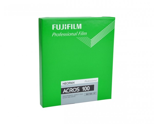 Fuji Neopan Acros 100 sheet film 4x5" (10.2x12.7cm) 20 sheets