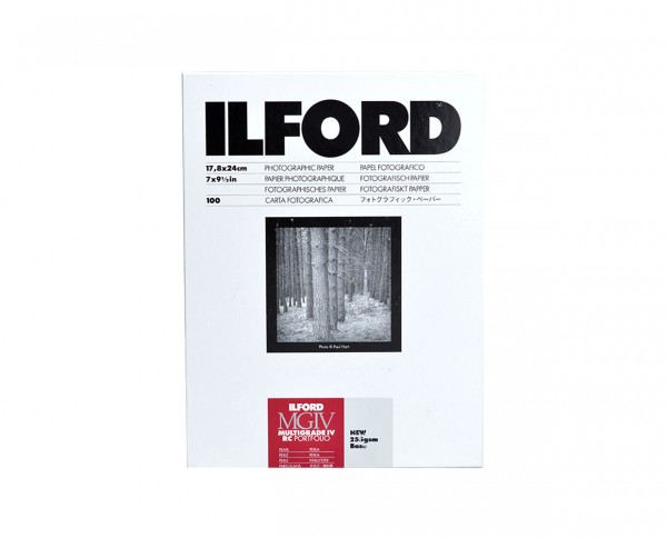 Ilford MG IV RC Portfolio pearl 17,8x24cm (7x9,5") 100 Blatt