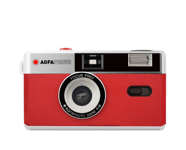 AgfaPhoto Reusable Photo Camera 35mm red