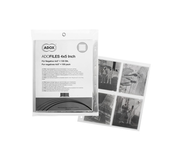 Adox Adofile Polypropylenhüllen 4x5" | 100 Blatt