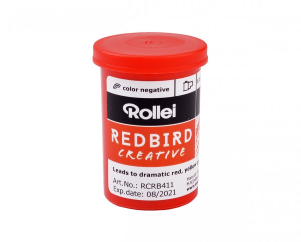 Rollei Redbird 35mm 36 exposures | redscale film