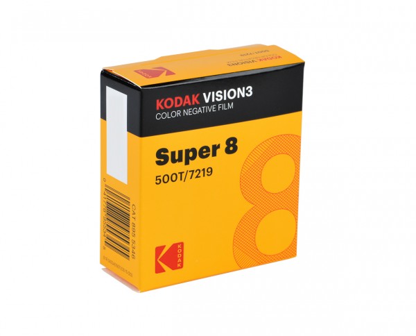 KODAK VISION3 500T-Farbnegativfilm | Kassette mit 15m Super 8-Film