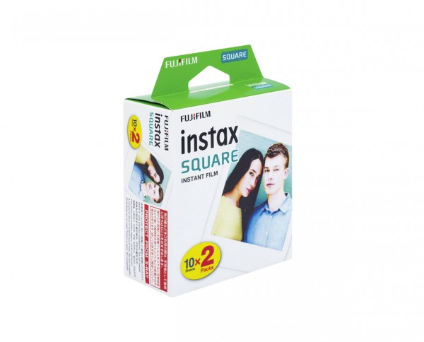 Fuji instax SQUARE instant film | twin pack 2x 10 exposures