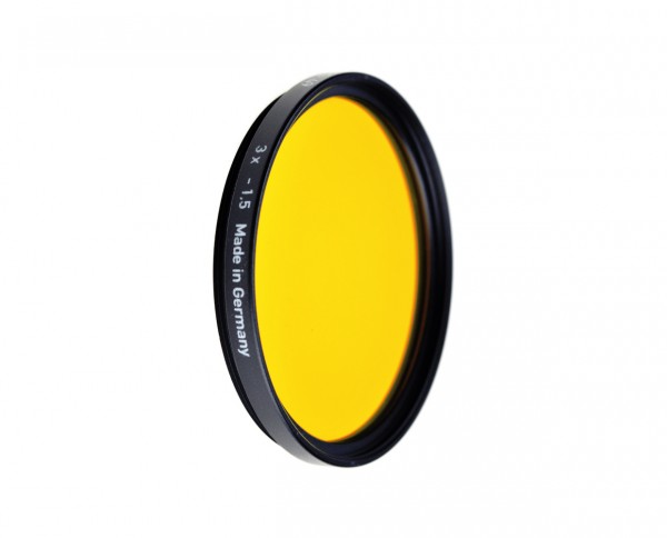 Heliopan black and white filter dark yellow 15 diameter: 86mm (ES86)