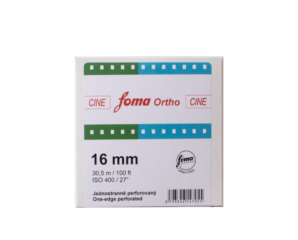 Foma Cine Ortho 400 einseitig perforiert 16mm x 30,5m