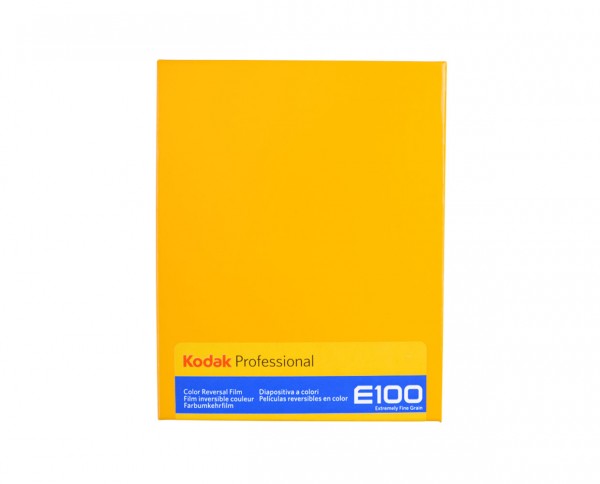 Kodak Ektachrome E100 sheet film 4x5" (10.2x12.7cm) 10 sheets