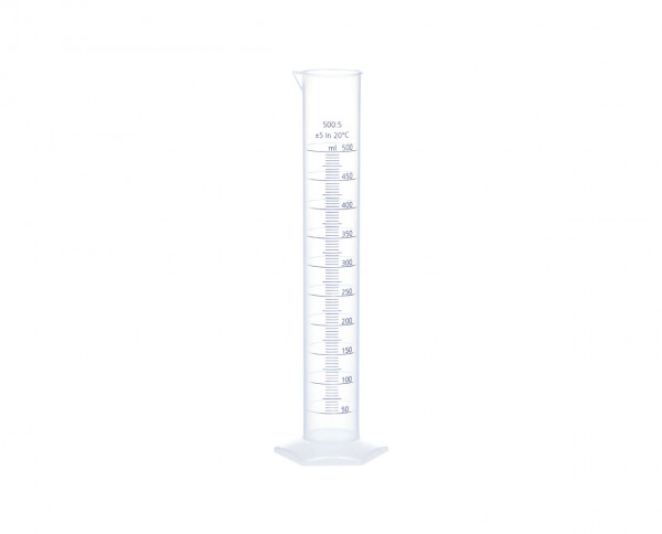 Vitlab graduated cylinder | raised blue scale | 1000ml