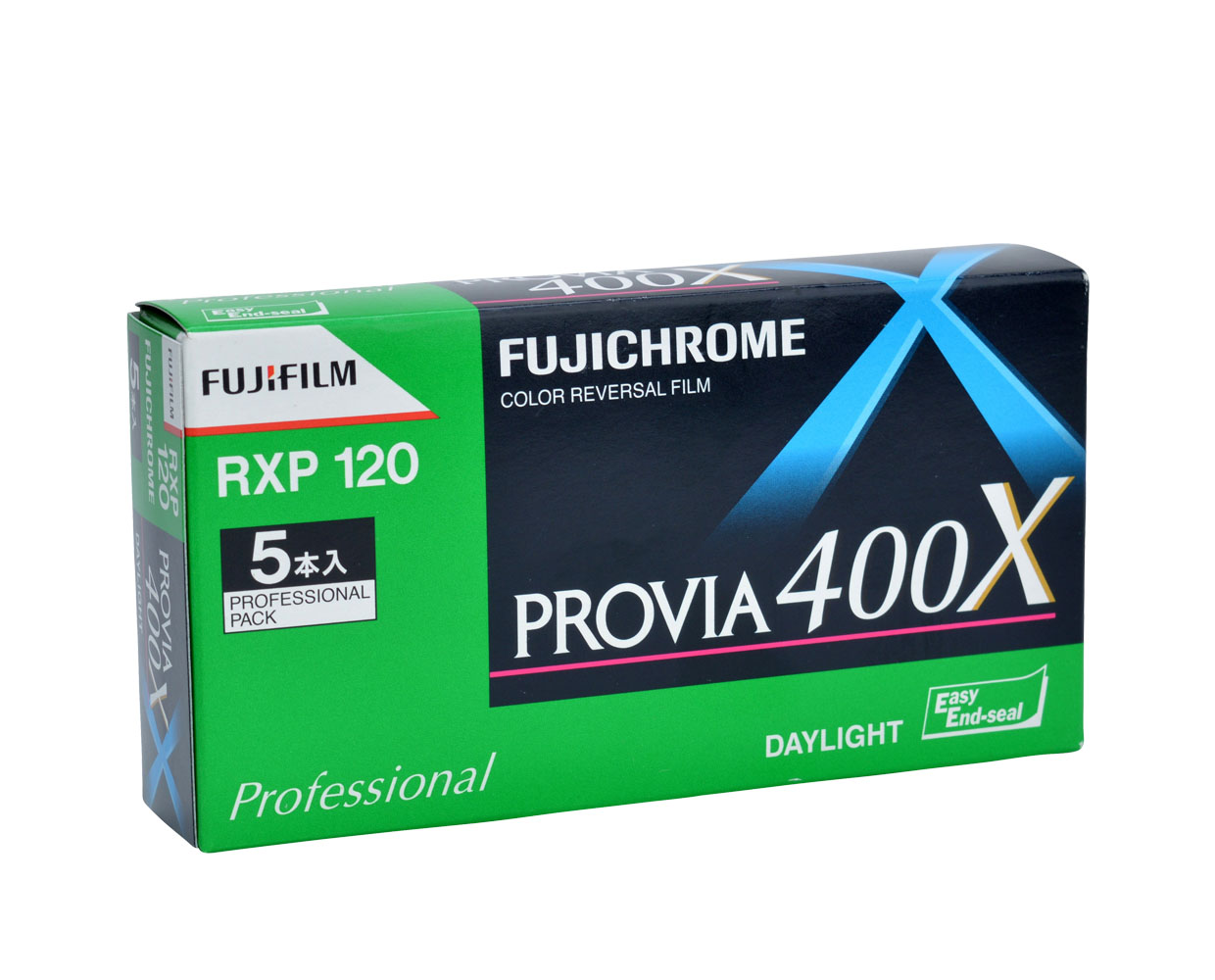 Fuji Provia 400X roll film 120 pack of five