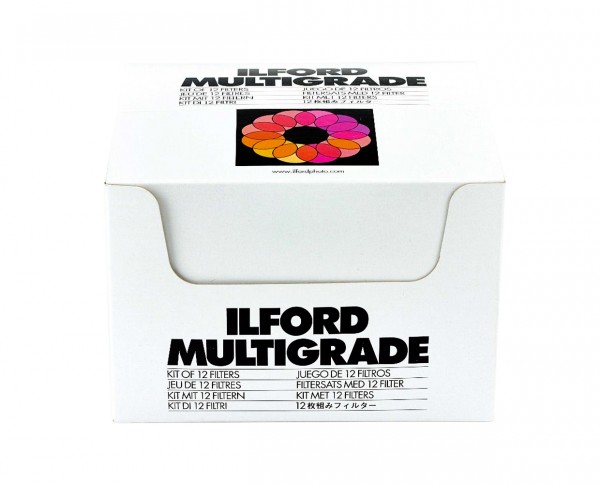 Ilford Multigrade Filtersatz mit Halterung für Objektiv (12 Filter)