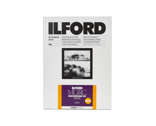 Ilford Multigrade RC De Luxe satin (25M) 12,7x17,8cm (5x7") 100 Blatt