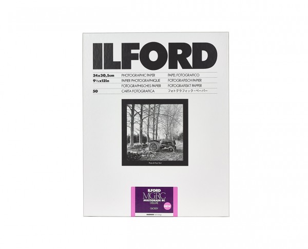 Ilford Multigrade RC De Luxe glänzend (1M) 24x30,5cm (9,5x12") 50 Blatt