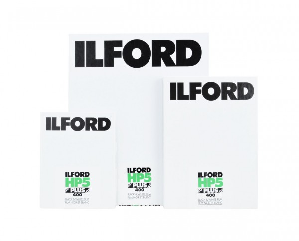 Ilford HP5 Plus sheet film 4x5" (10.2x12.7cm) 25 sheets