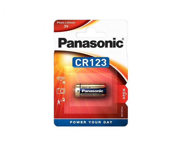 Panasonic CR123A 3V Photo Power Lithium Battery