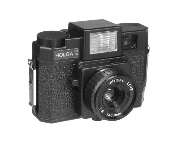 Holga 120FN medium format camera with flash light