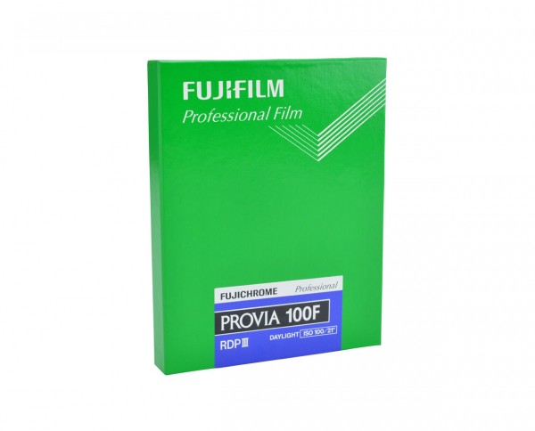 Fuji Provia 100 F sheet film 4x5" (10.2x12.7cm) 20 sheets