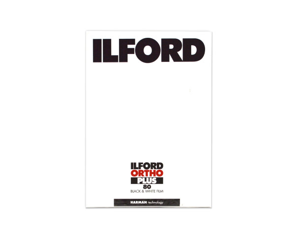 Ilford Ortho Plus sheet film 13x18cm 25 sheets