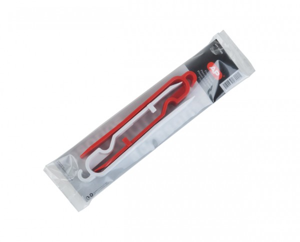 AP Print tongs 2 pcs. red/white