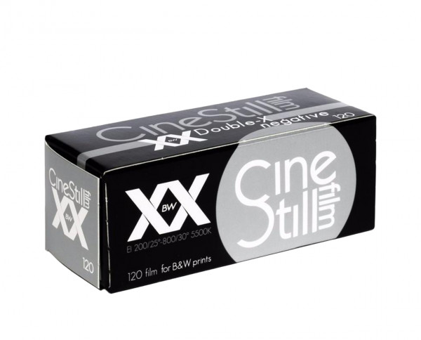CineStill Double-X BWxx 200 roll film 120