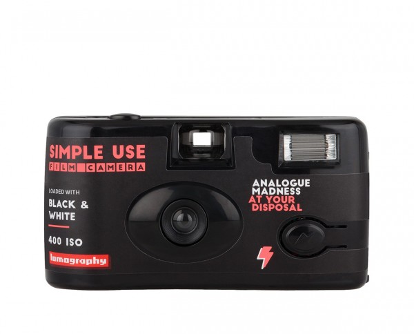 Lomography Simple-Use Filmkamera Schwarz-Weiß 400 135-27