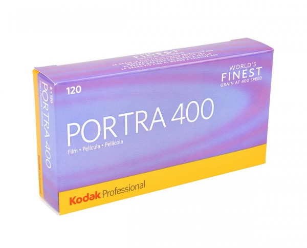 Kodak Portra 400 roll film 120 pack of five