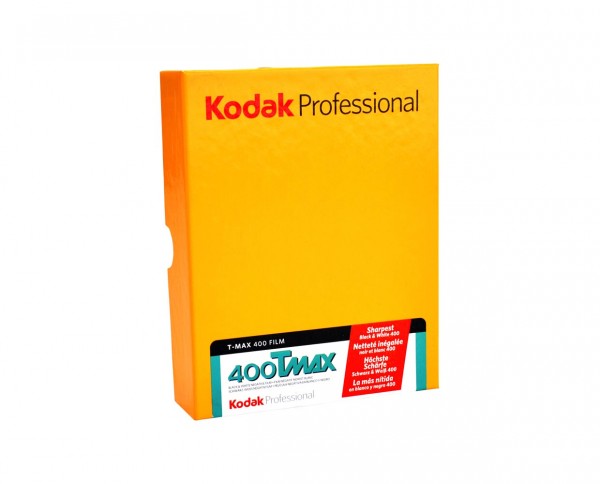 Kodak T-MAX 400 sheet film 8x10" (20.3x25.4cm) 10 sheets