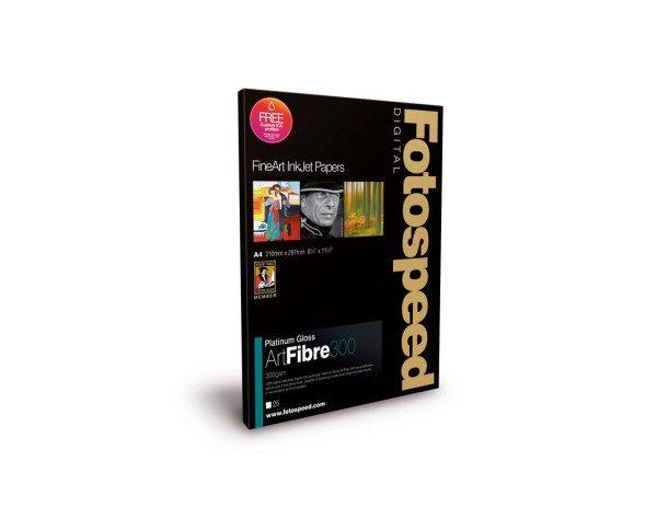 Fotospeed Platinum Gloss Art Fibre 300 A3 | 25 Blatt