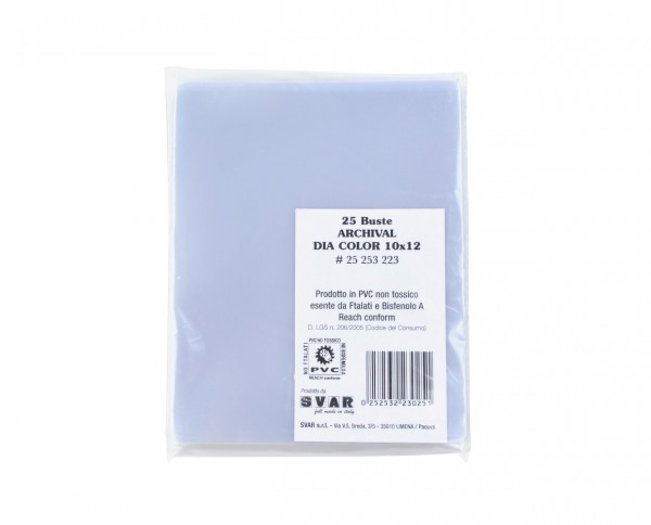 SVAR PVC Negativhüllen 10.2x12.7cm (4x5") 25 Blatt