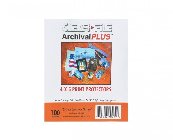 Clearfile PP negative sleeves sheet film 4x5" (10.2x12.7cm) 100 sheets